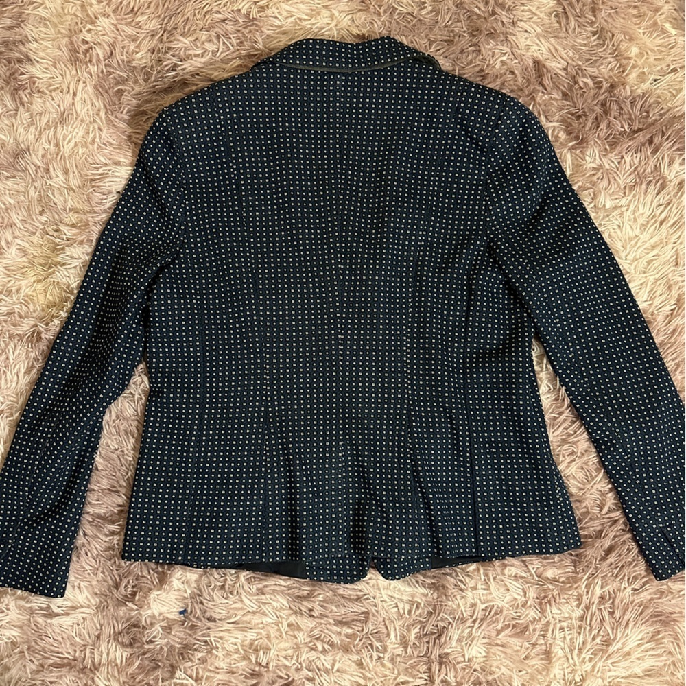 Women’s Riani Navy and White Blazer Size 16 Large - Picture 11 of 12